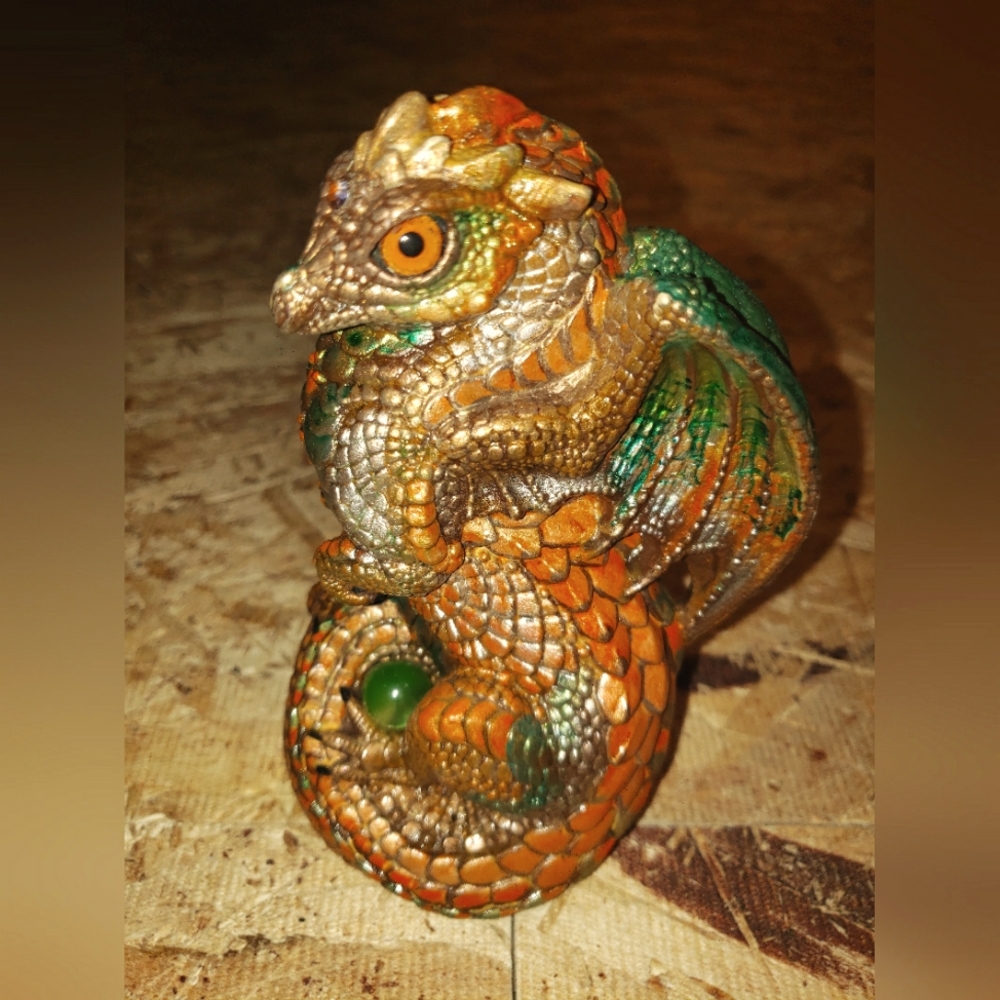 Windstone Editions OOAK Re-Paint YOUNG DRAGON - FIG